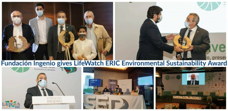 LifeWatch ERIC receives Sustainability Award