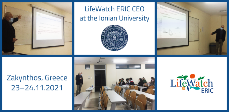 LifeWatch ERIC CEO at the Ionian University