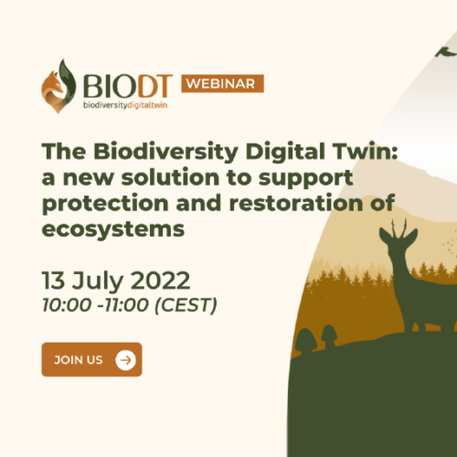 Webinar – The Biodiversity Digital Twin: a new solution to support protection and restoration of ecosystems