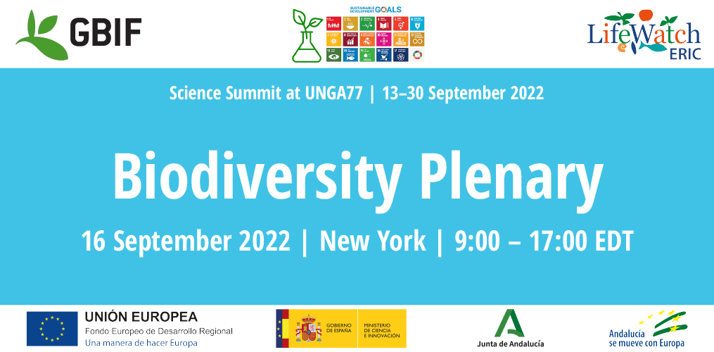 Biodiversity Plenary at the UNGA77 Science Summit