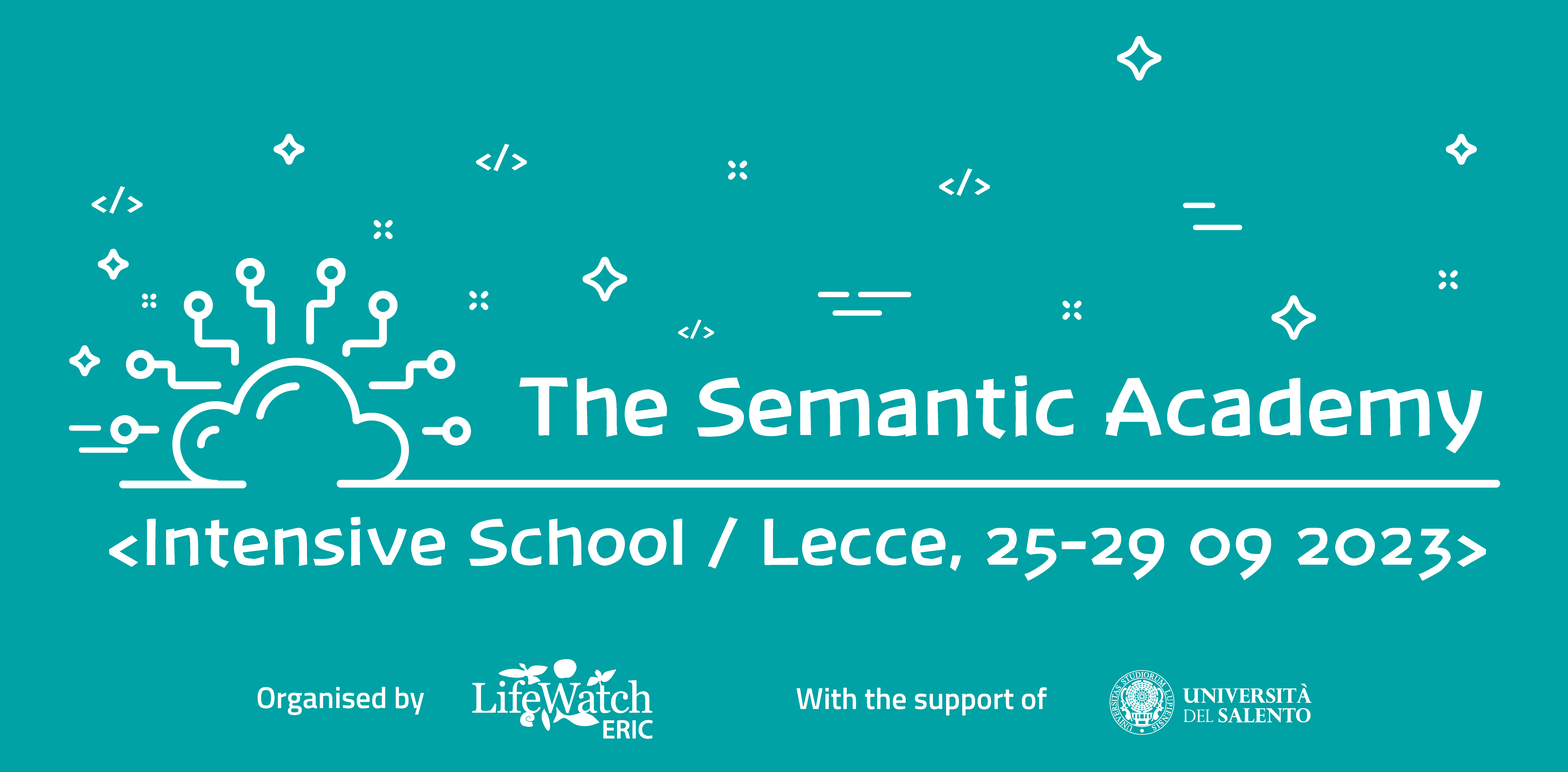 Semantic Academy: the registration for the LifeWatch ERIC Intensive School is now open!