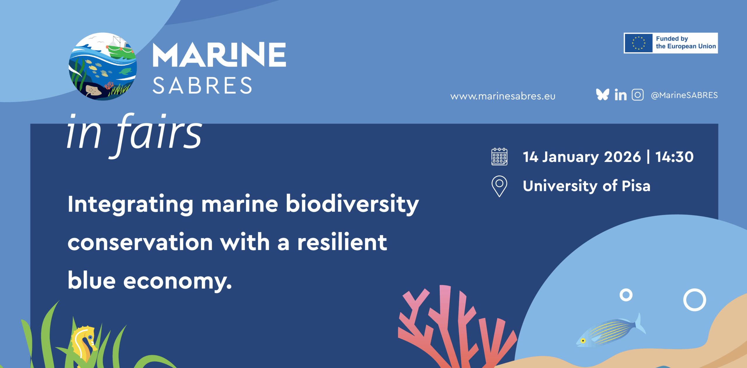 Marine SABRES in Fairs at stakeholder meeting in Pisa - 14 January 2026