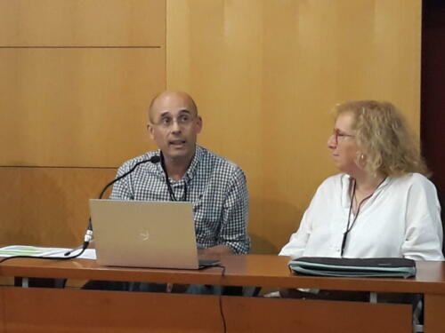 Jorge Gomes and Isabel Campos at IBERLifeWatch workshop opening